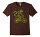 Alien Shirt: Alien Riding Bike Tshirt