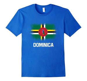 Dominica Flag Shirts Vintage Distressed Shirt