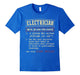 Electrician Definition T Shirt, Electrician Meaning T Shirt