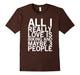 All I Really Love Is Biking And Maybe 3 People Funny T-Shirt