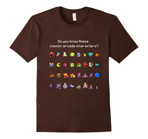 Classic 1980S 80S Arcade Vintage Collectable Game T-Shirt