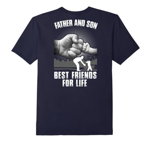 Drak T- Shirt Father And Son Best Friends For Life Shirt