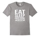 Eat Sleep Fantasy Football Repeat Cool Sports Funny Tee
