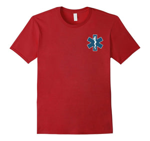 Emt-Ems-My Dad The Emt Is My World-Paramedic T Shirt