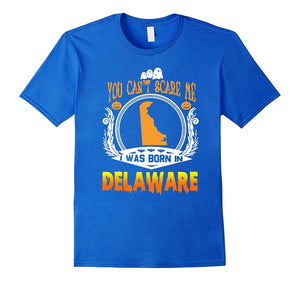 Delaware Halloween Tshirt - I Was Born In Delaware Tshirt