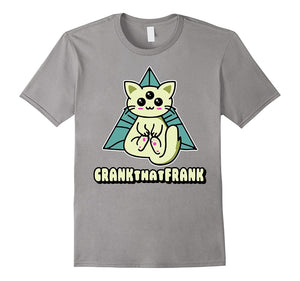 Crankthatfrank T-Shirt Frank Gioia Cat In Triagle Tee