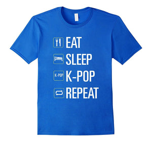 Eat Sleep K-Pop Repeat T Shirt
