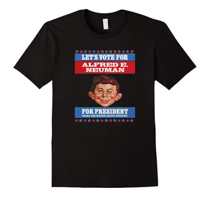 Alfred E Neuman For President Tee Shirt