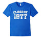 Class Of 1977 77 School Tee Shirt - Graduation Class Party