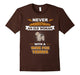An Old Woman With Wire Fox Terrier T-Shirt