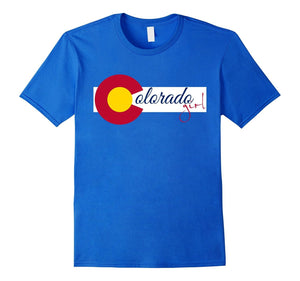 Colorado Flag Girl T Shirt - Colorado Day Shirts Tee