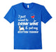 I Just Want To Drink Wine & Pet My Scottish Terrier Funny Dog Lover T-Shirt