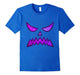 Creepy Purple Galaxy Pumpkin Face T-Shirt