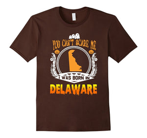 Delaware Halloween Tshirt - I Was Born In Delaware Tshirt