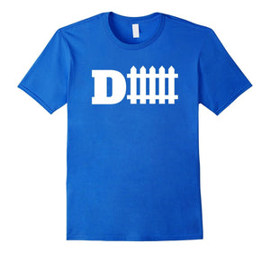 D Fence Defence Football Sports T Shirt