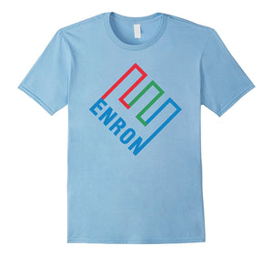Enron Vintage Logo On A Tee Shirt