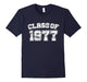 Class Of 1977 77 School Tee Shirt - Graduation Class Party