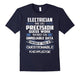 Electrician T-Shirt - We Do Precision Guess Work Shirt