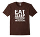 Eat Sleep Fantasy Football Repeat Cool Sports Funny Tee