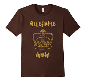 Awesome Hat Of King Wow T Shirt