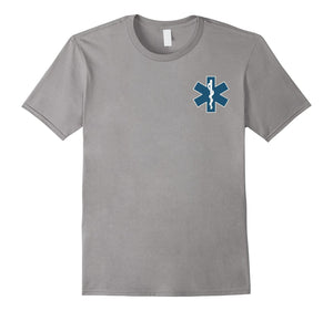 Emt-Ems-My Dad The Emt Is My World-Paramedic T Shirt