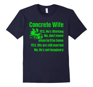 Concrete Wife T-Shirts Gift Christmas Day!