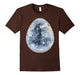 Celestite Egg Geode Light Blue On A Tee Shirt