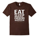 Eat Sleep Chickens Repeat Cool Farming Funny Tee