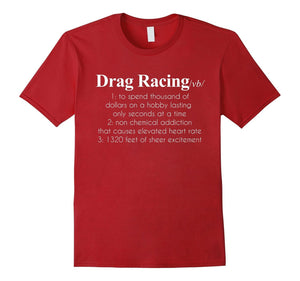 Drag Racing Definition Funny Car Lover Gift T-Shirt