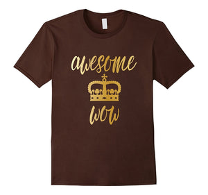 Awesome Hat Of King Wow T Shirt