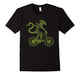 Alien Shirt: Alien Riding Bike Tshirt
