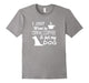I Just Want To Drink Coffee And Pet My Dog T Shirt