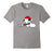 Cute Kawaii Panda Bear T Shirt Present Santa Hat Cartoon Tee