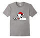 Cute Kawaii Panda Bear T Shirt Present Santa Hat Cartoon Tee