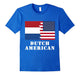Dutch American Half Netherlands America Flag T-Shirt
