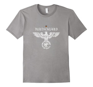 Deutschland German Shirt, Eagle With Skull, Vintage