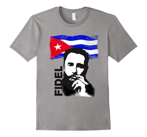 Fidel Castro Cuba Flag Dead T-Shirt