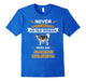 An Old Woman With Alaskan Malamute T-Shirt