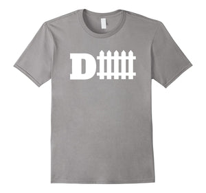 D Fence Defence Football Sports T Shirt