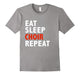 Eat Sleep Choir Repeat Funny Shirt Glee Club Singing Singer