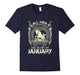 All Men Created Equal The Best Born In January T-Shirt