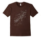Appalachian Trail Hand-Drawn Map Vintage Look T-Shirt