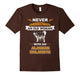 An Old Woman With Alaskan Malamute T-Shirt