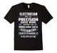 Electrician T-Shirt - We Do Precision Guess Work Shirt