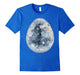 Celestite Egg Geode Light Blue On A Tee Shirt