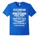 Electrician T-Shirt - We Do Precision Guess Work Shirt