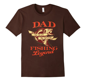 Dad The Man The Myth The Fishing Legend Shirt