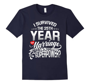 Anniversary Gift 25Th 25 Years Wedding Marriage T-Shirt