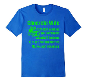 Concrete Wife T-Shirts Gift Christmas Day!
