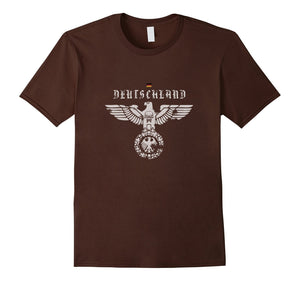 Deutschland German Shirt, Eagle With Skull, Vintage